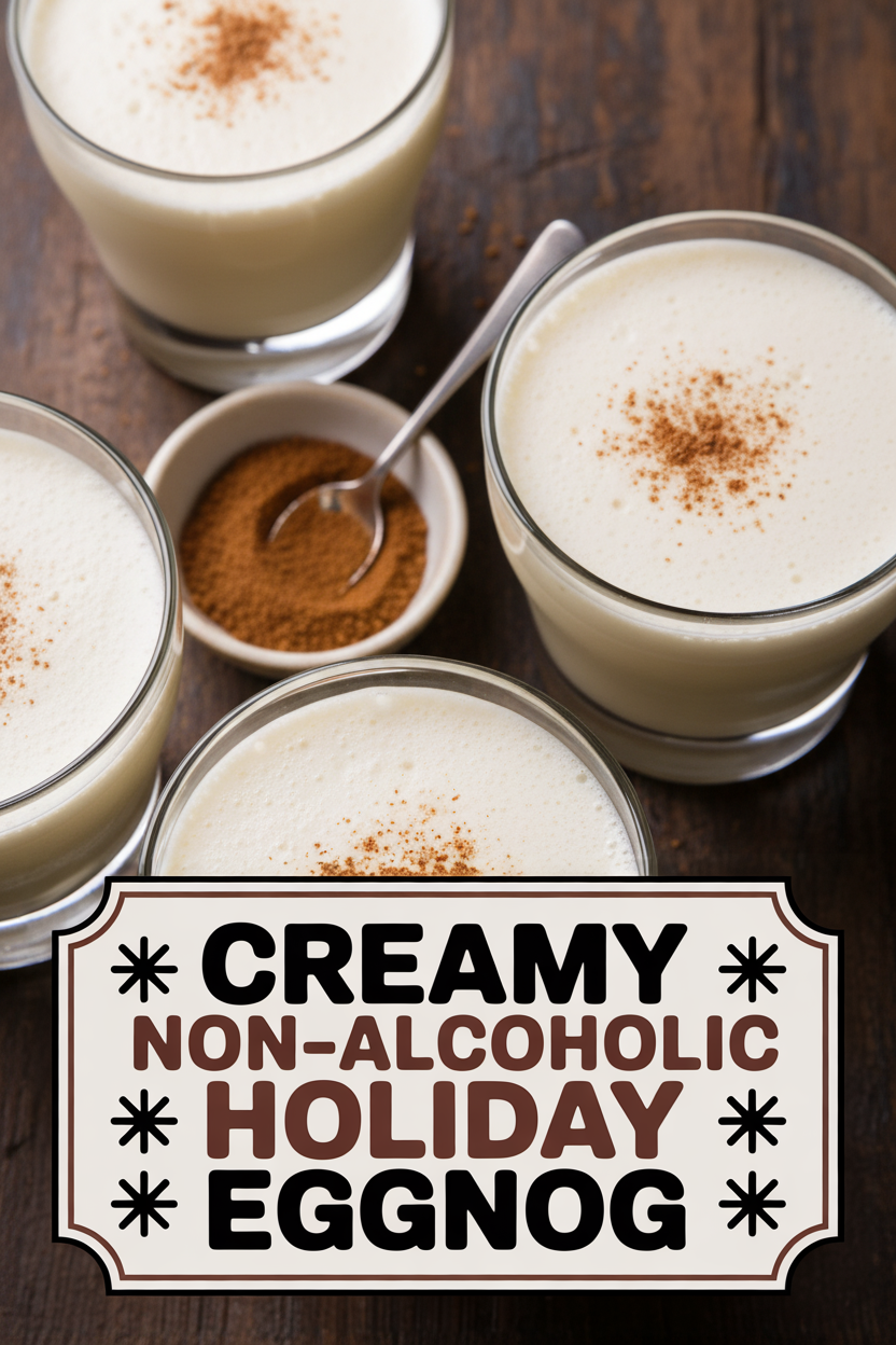 Creamy Nonalcoholic Holiday Eggnog