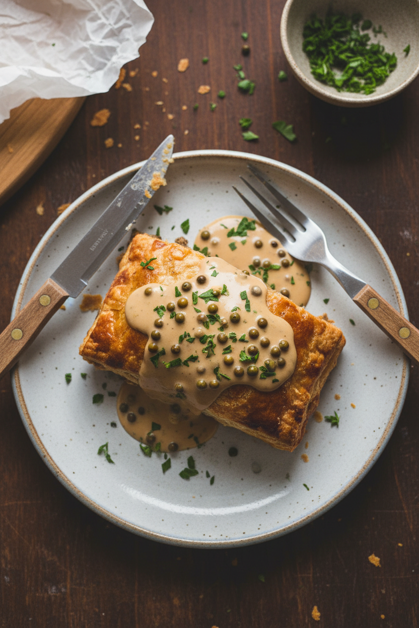 Creamy Peppercorn Sauce with Fresh Herbs