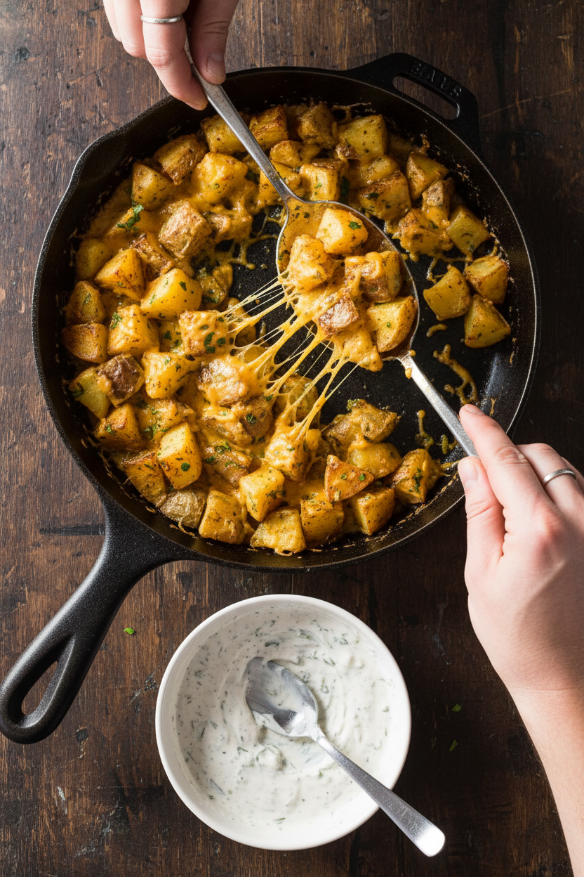 Creamy Ranch Roasted Potatoes