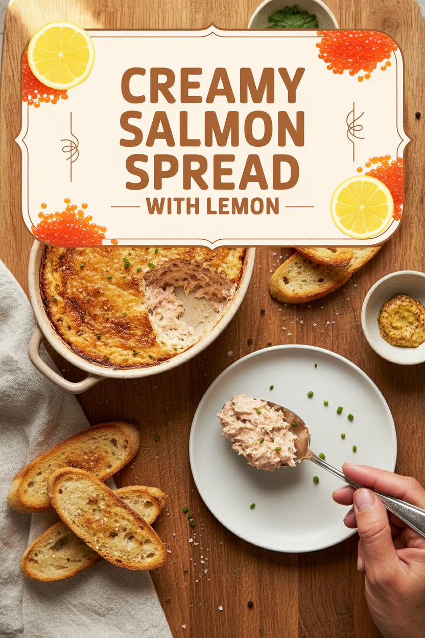 Creamy Salmon Spread with Lemon