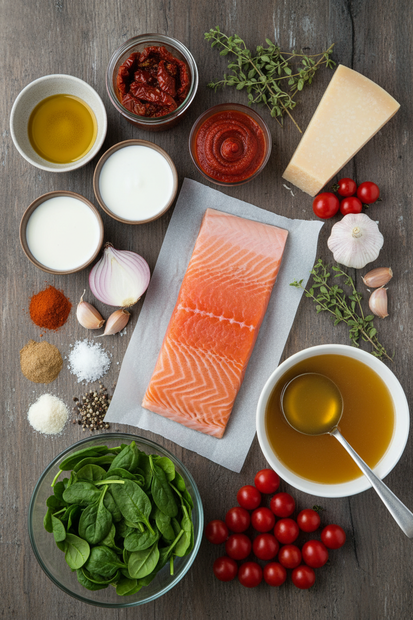 Creamy Tuscan Salmon Recipe for Dinner
