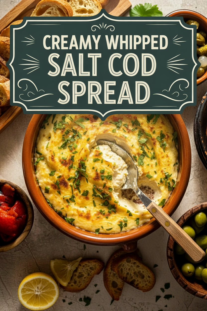 Creamy Whipped Salt Cod Spread