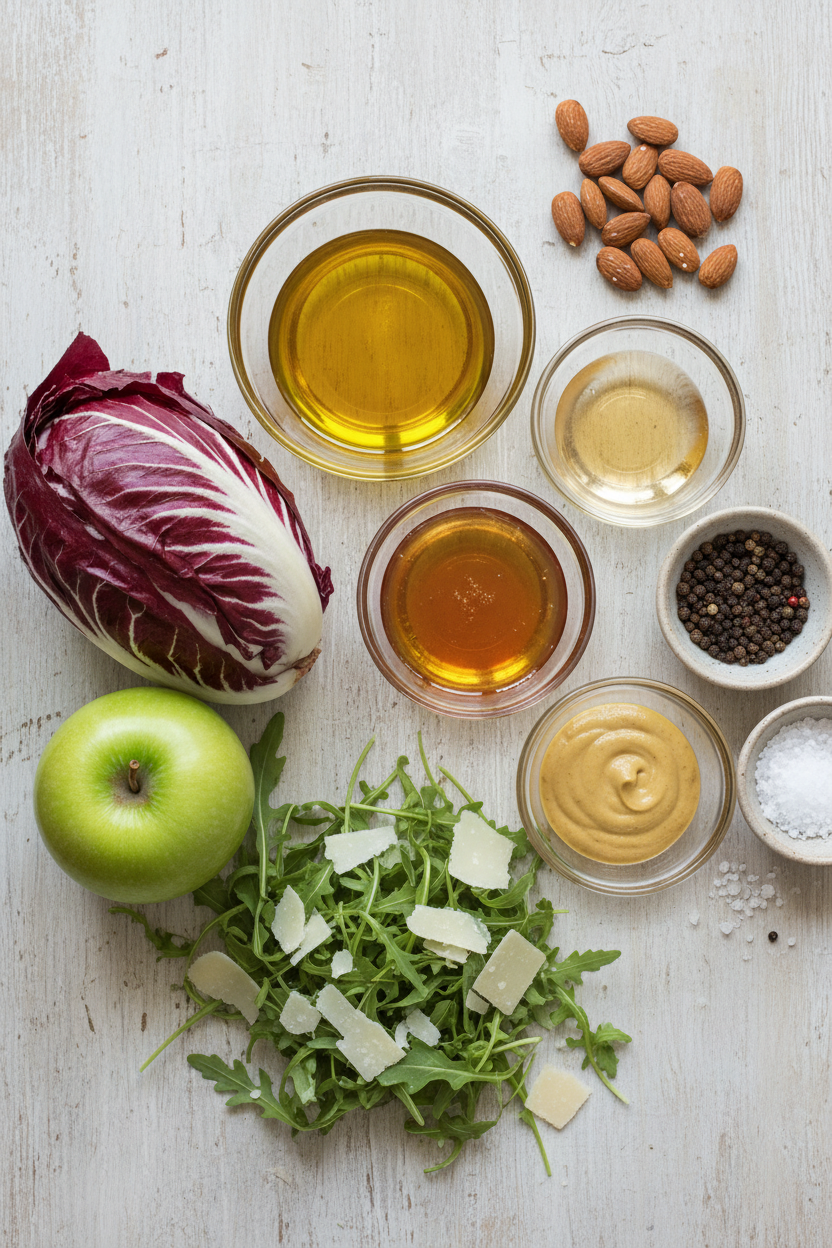 Crisp Apple and Radicchio Salad with Parmesan