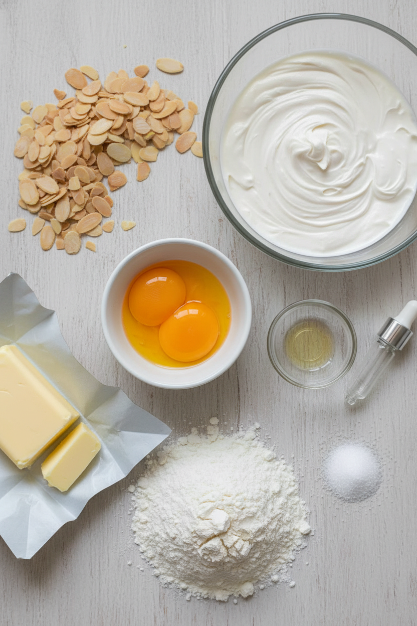 Crisp Buttery Almond Spritz Wreaths