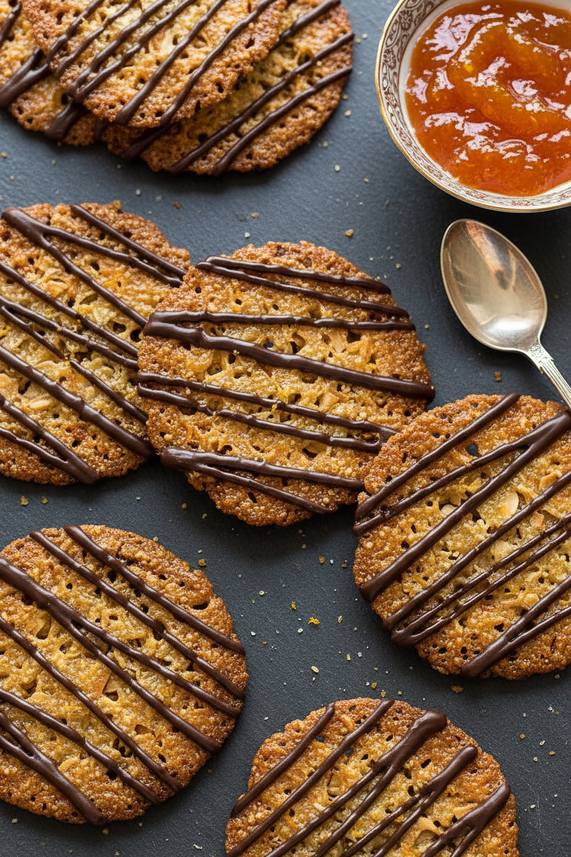 Crisp Florentine Lace Wafers