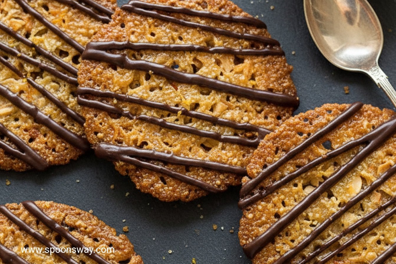 Crisp Florentine Lace Wafers