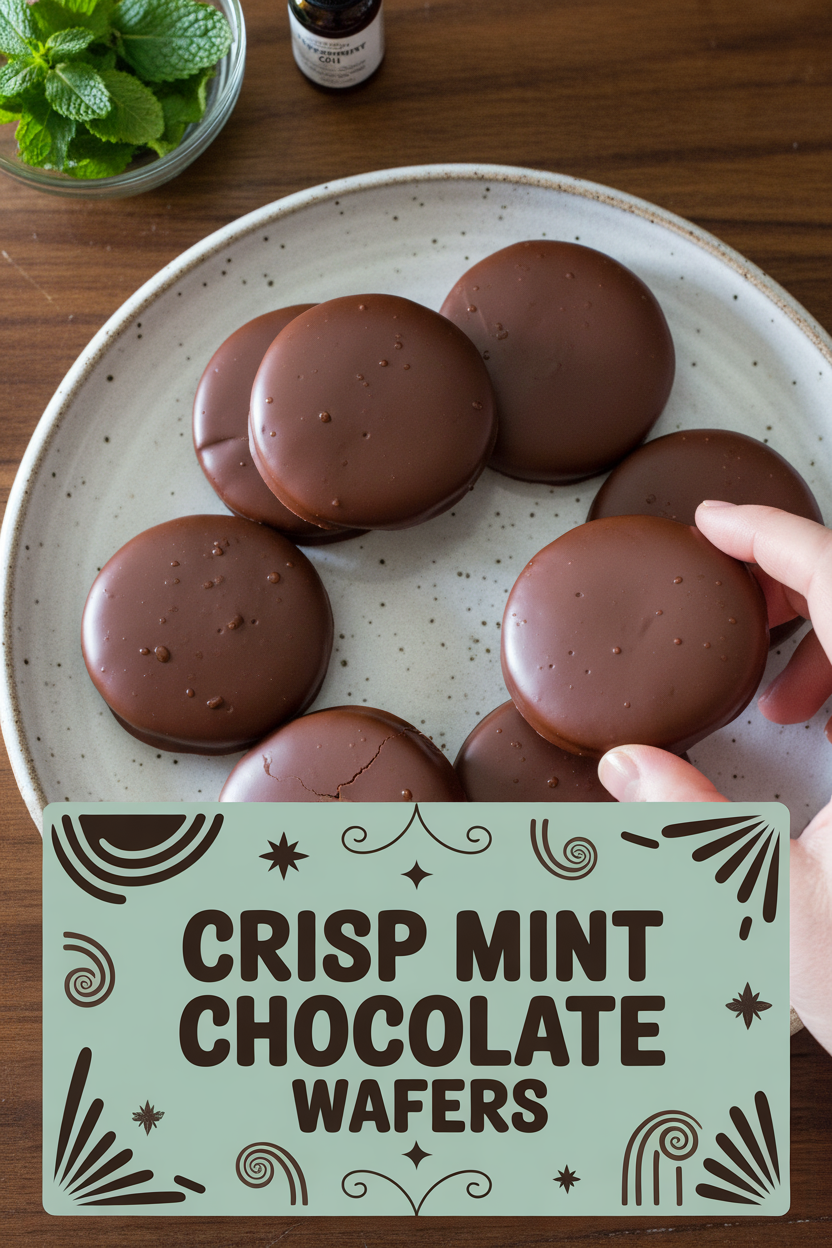 Crisp Mint Chocolate Wafers
