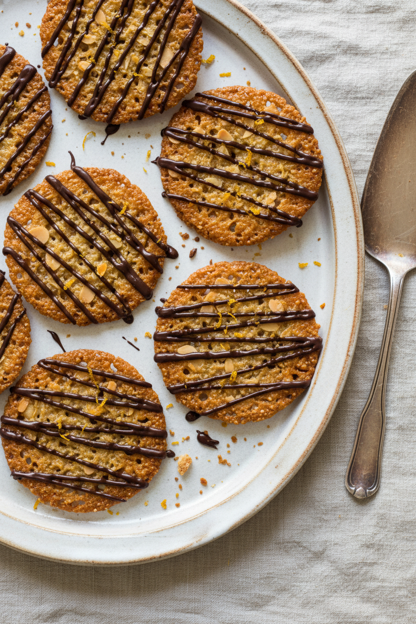 Crispy Almond Lace Wafers