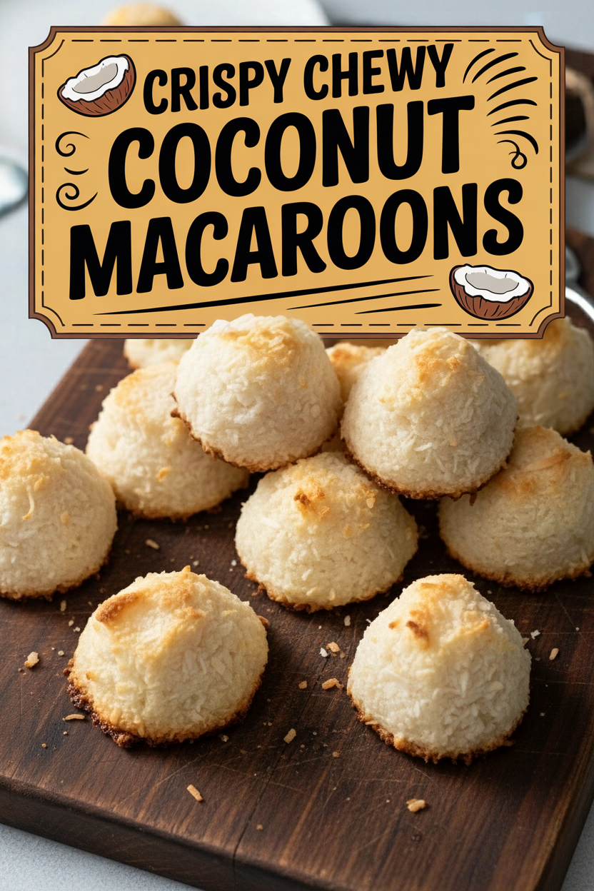 Crispy Chewy Coconut Macaroons