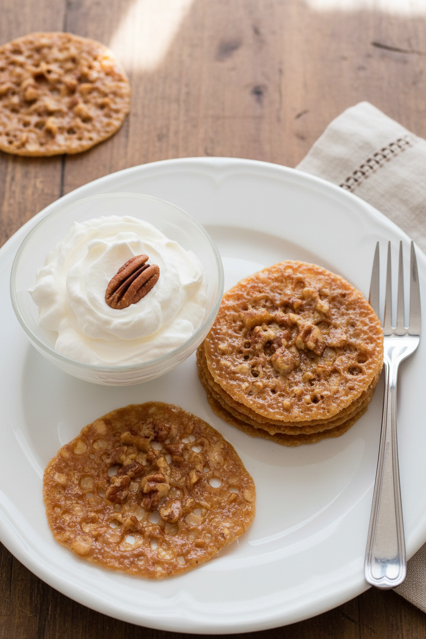 Crispy Golden Lace Wafers