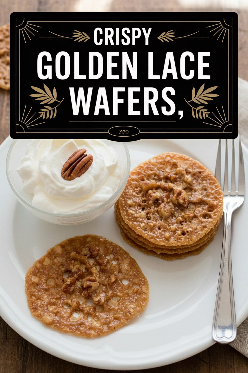 Crispy Golden Lace Wafers