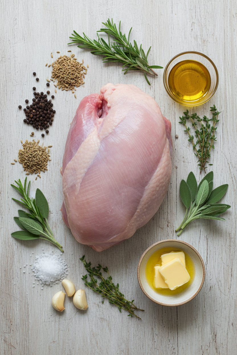 Crispy Herb Roasted Turkey Breast
