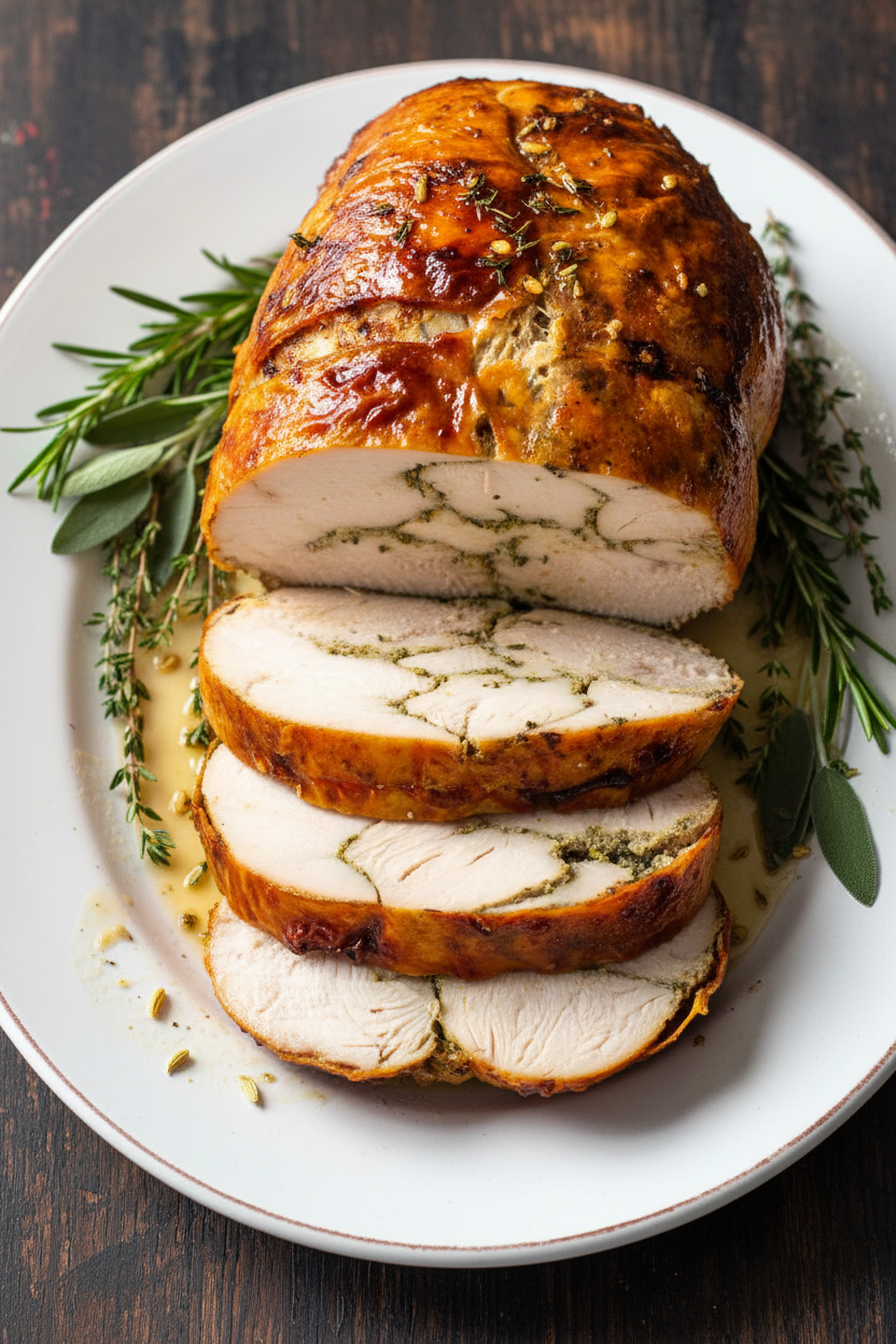 Crispy Herb Roasted Turkey Breast