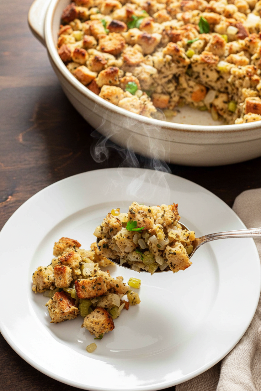 Crowd-Pleasing Classic Bread Stuffing