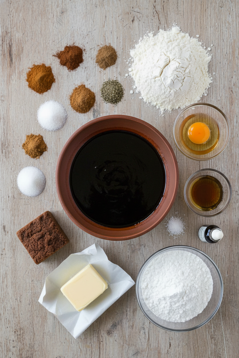 Dark Rum Glazed Molasses Spice Cookies