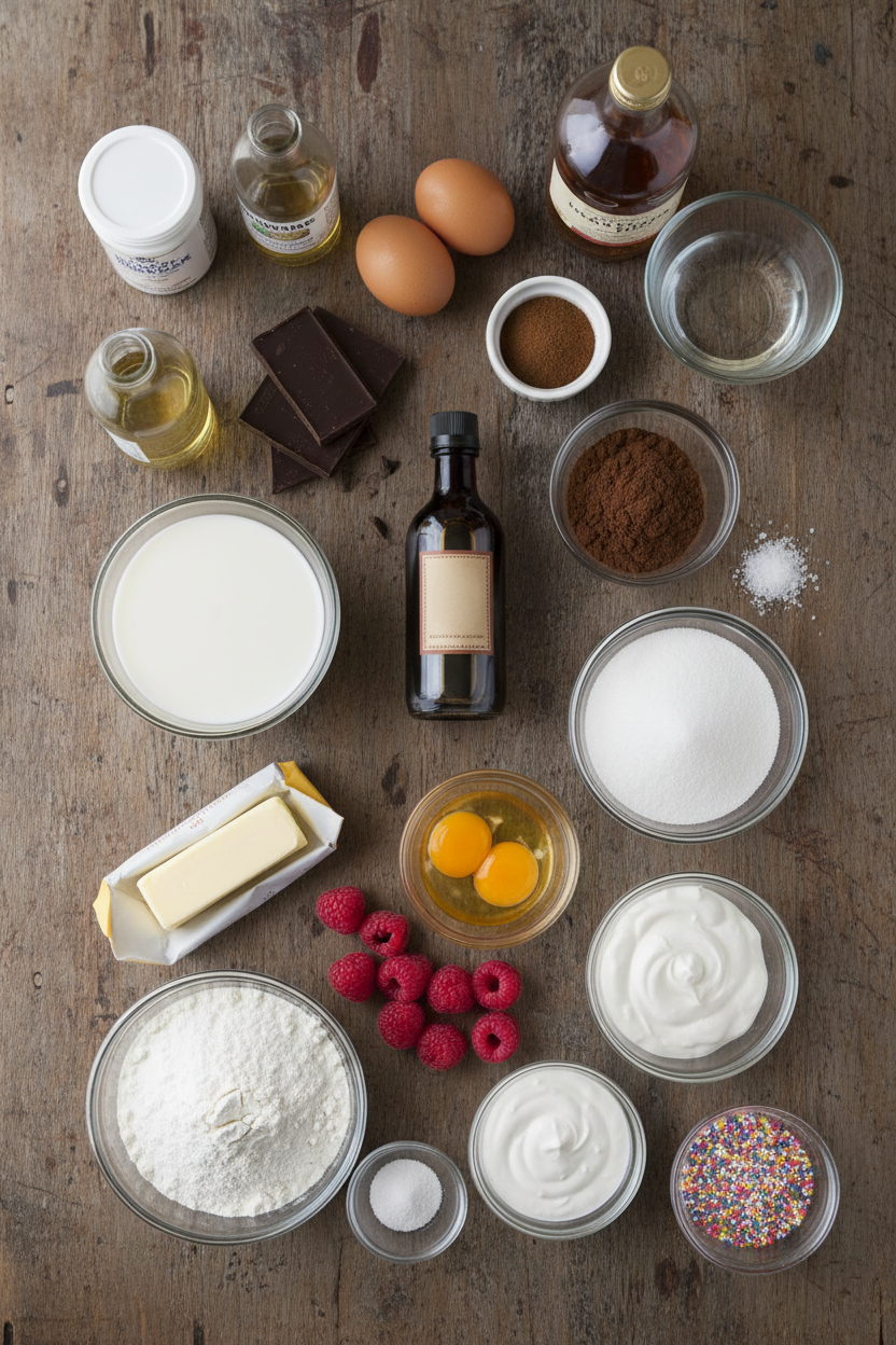 Decadent Chocolate Raspberry Layered Dessert