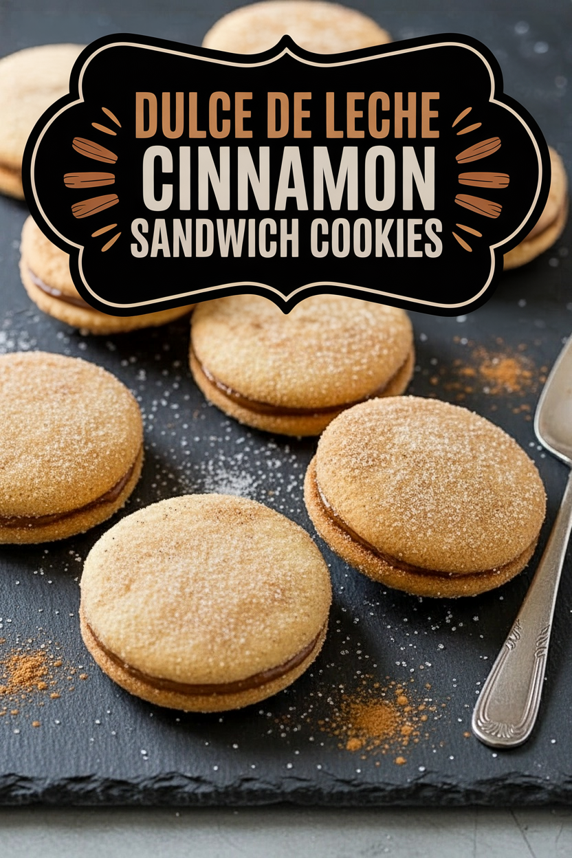 Dulce de Leche Cinnamon Sandwich Cookies