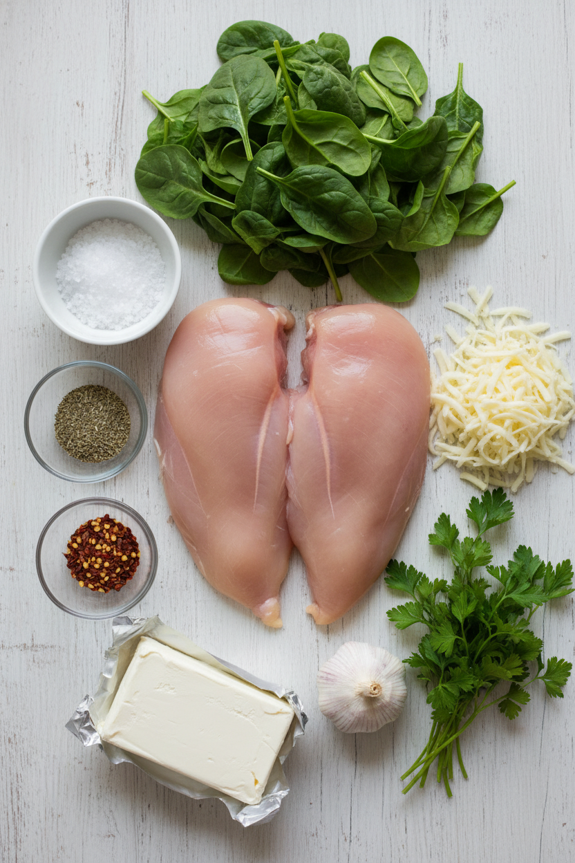 Easy Chicken Spinach Bake Recipe