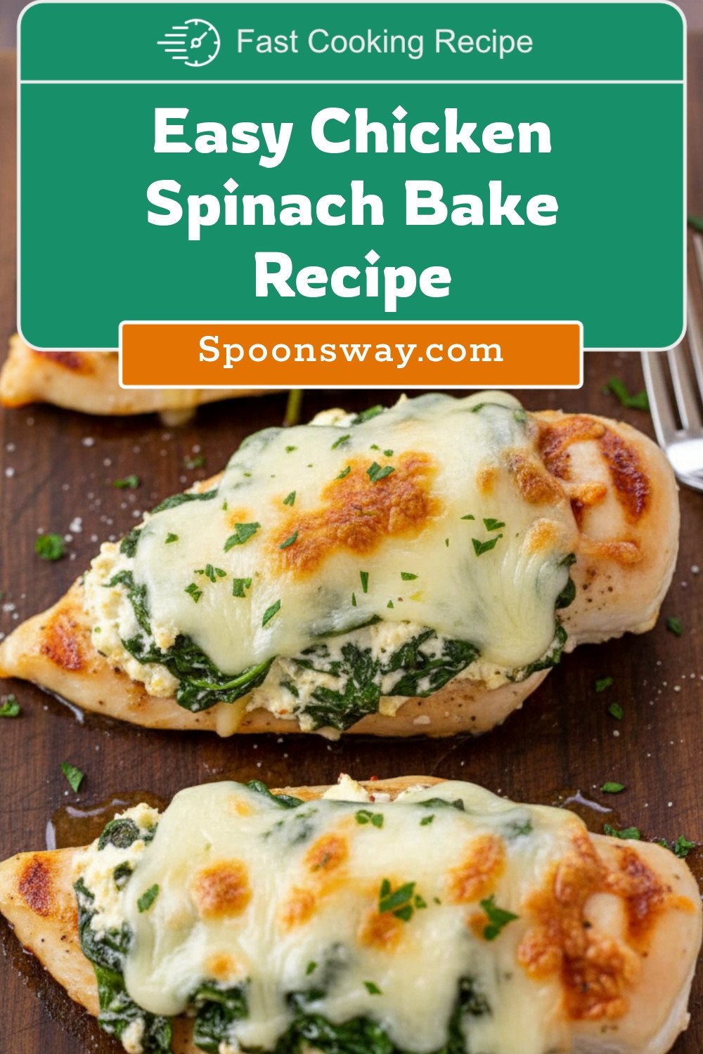 Easy Chicken Spinach Bake Recipe