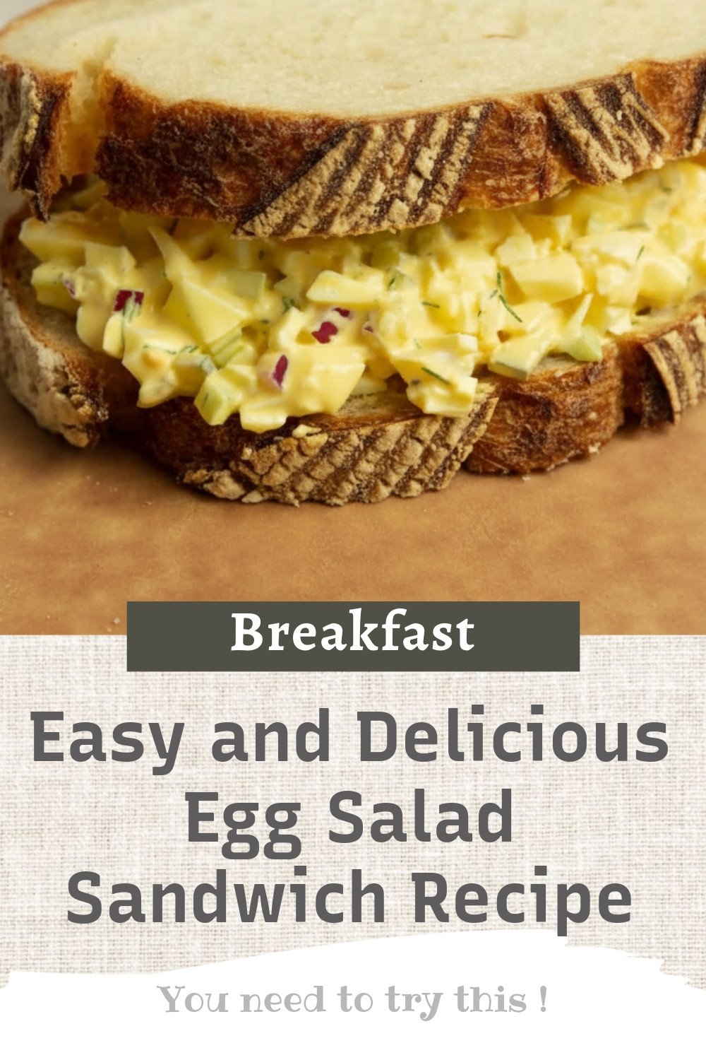 Easy and Delicious Egg Salad Sandwich Recipe