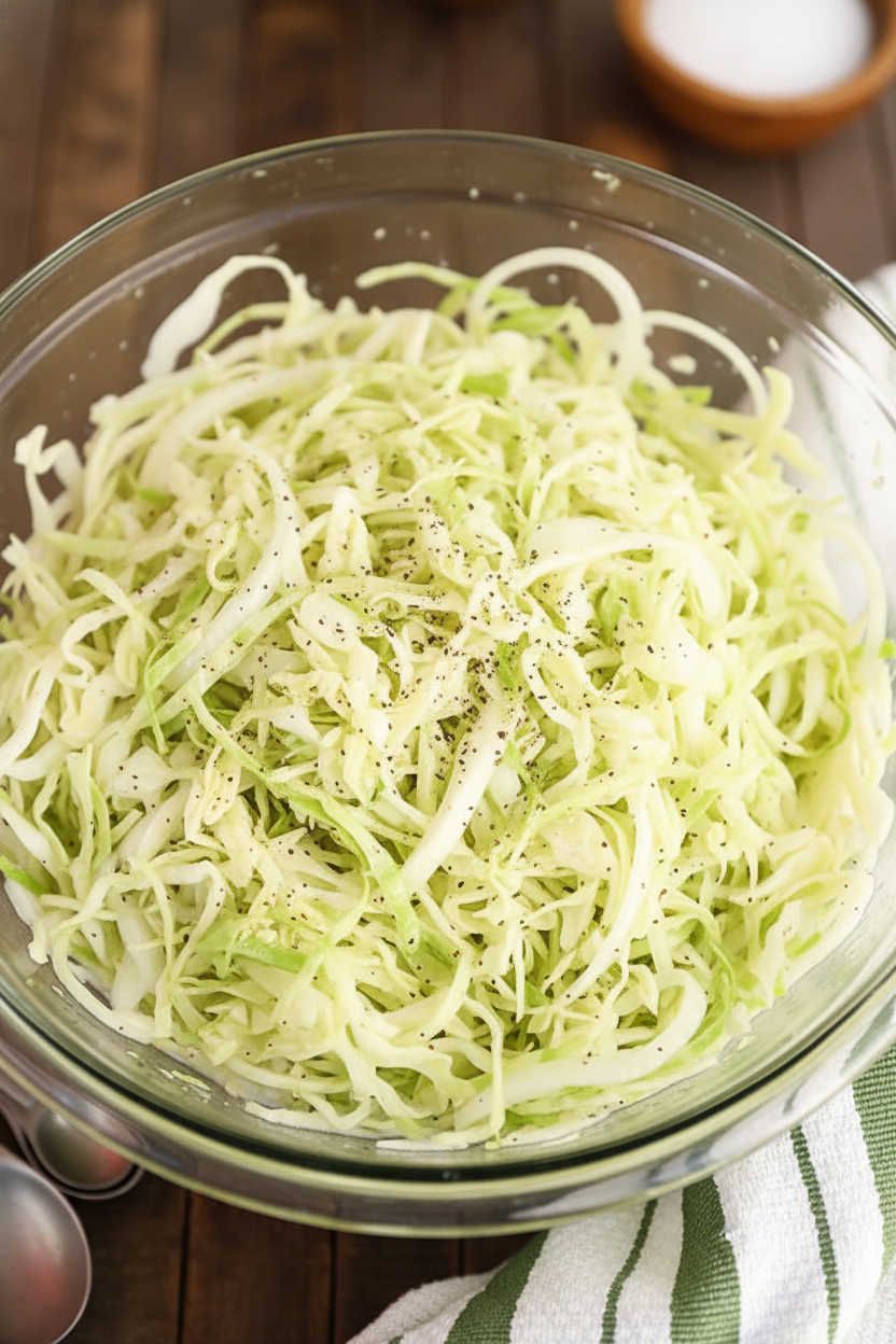 Easy and Tangy Vinegar Slaw Recipe