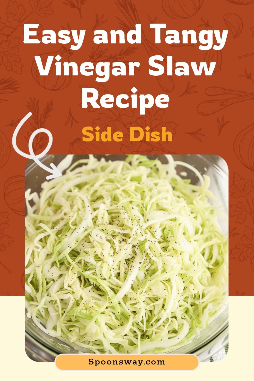 Easy and Tangy Vinegar Slaw Recipe