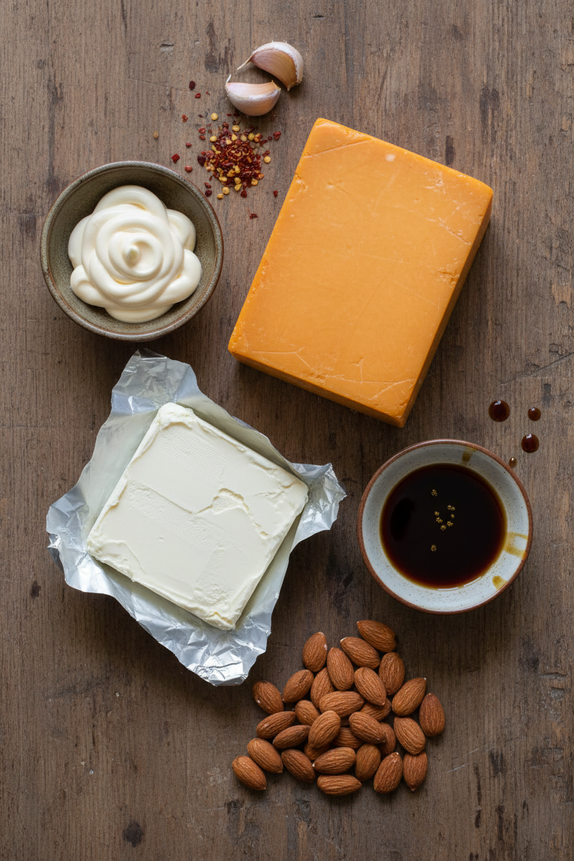 Festive Cheddar Cheese Ball Delight