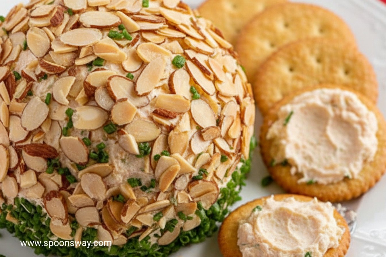 Festive Cheddar Cheese Ball Delight