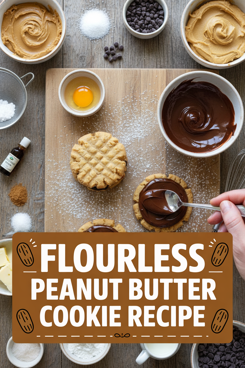 Flourless Peanut Butter Cookie Recipe
