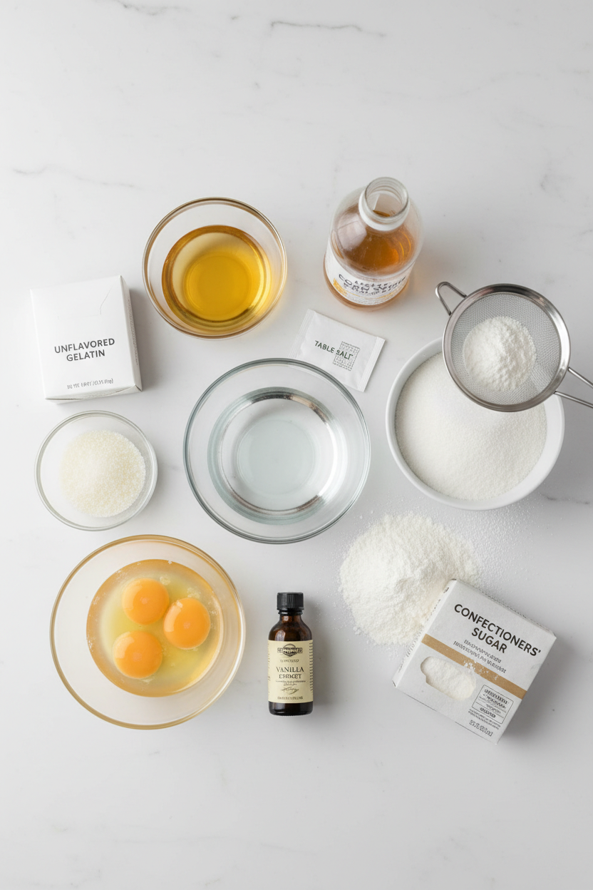 Fluffy Homemade Vanilla Marshmallows