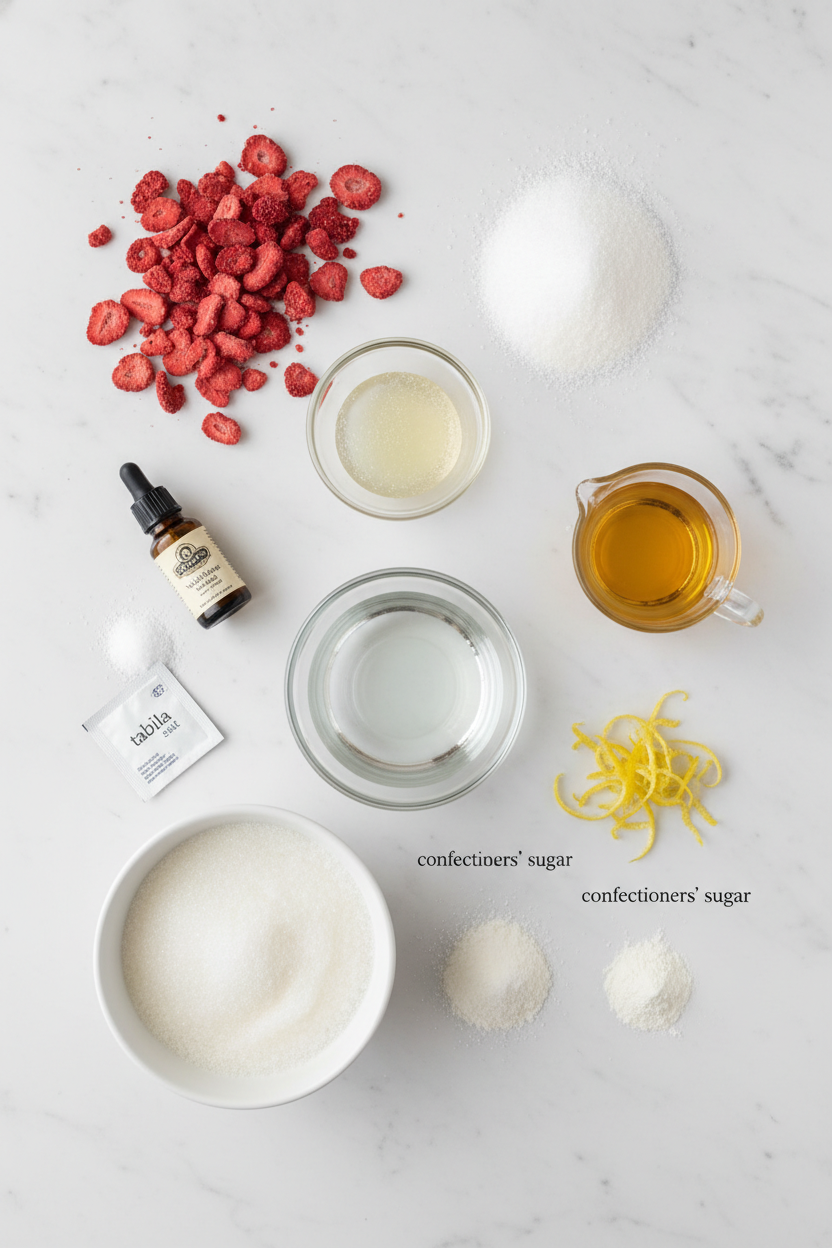 Fluffy Strawberry Lemon Marshmallows