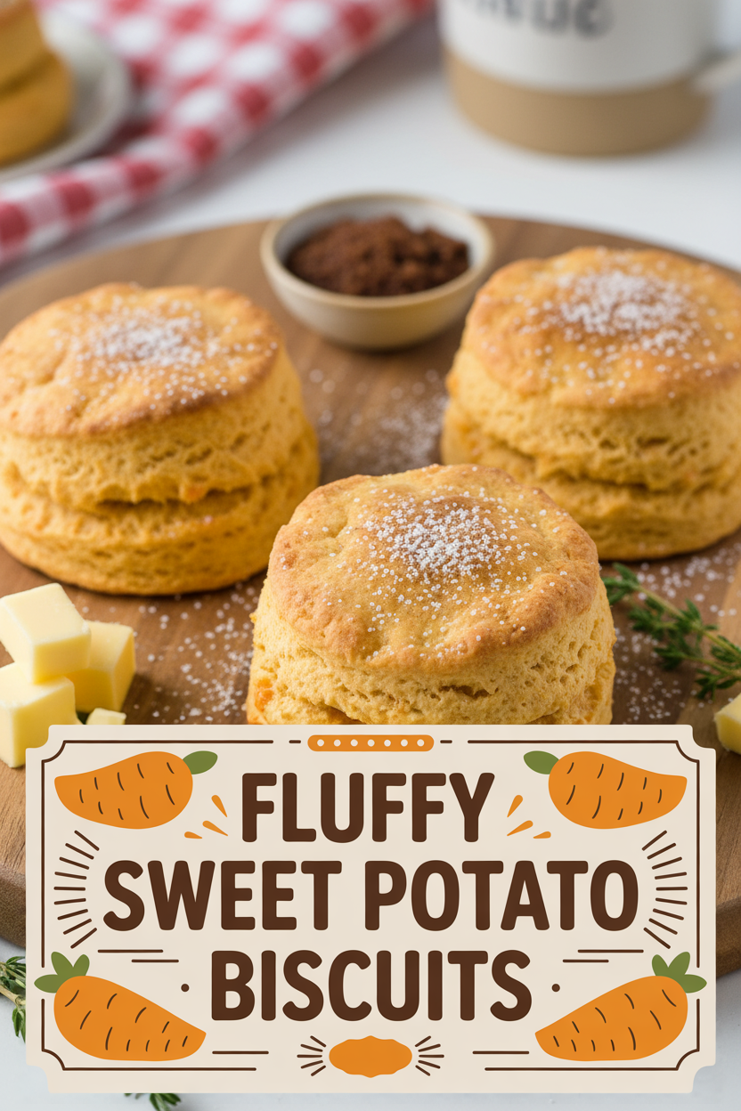 Fluffy Sweet Potato Biscuits
