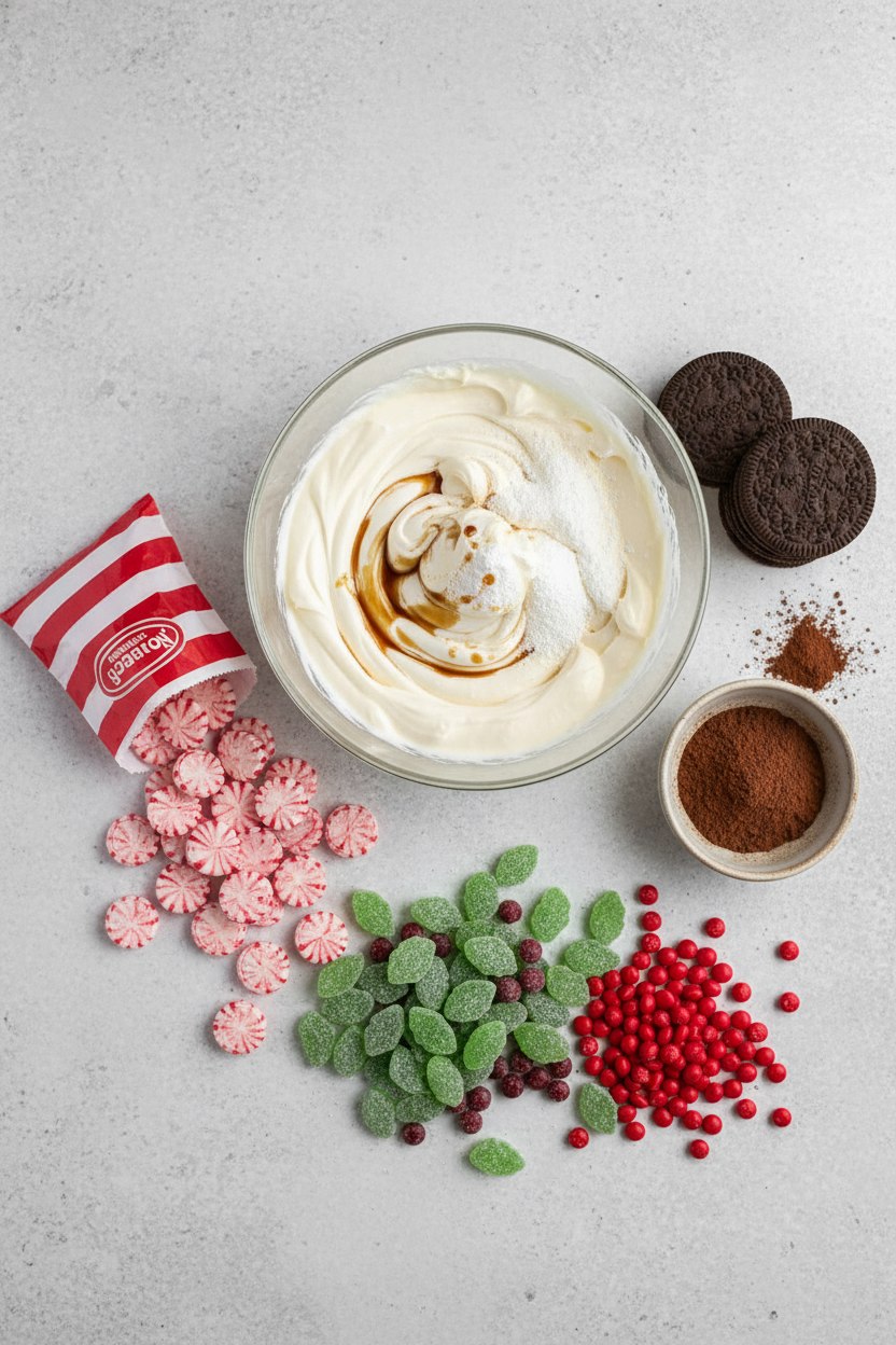 Frozen Peppermint Chocolate Roll