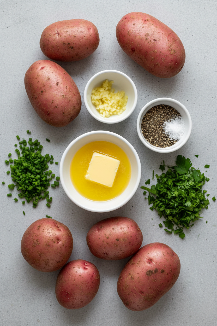 Garlic Herb Roasted Red Potatoes