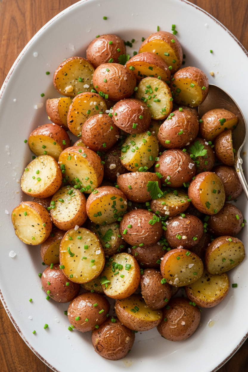 Garlic Herb Roasted Red Potatoes
