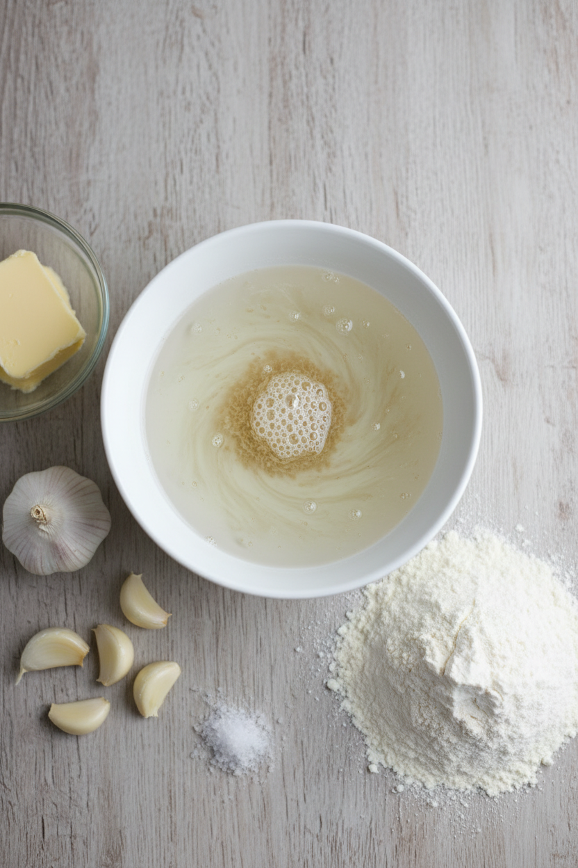 Garlic Infused Cast Iron Pull Apart Rolls
