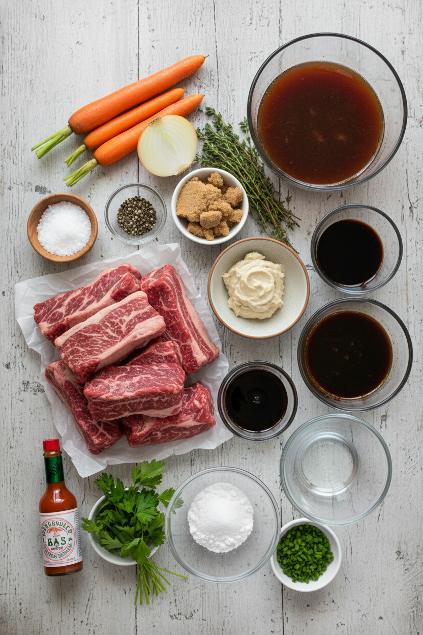 Glazed Boneless Beef Short Ribs