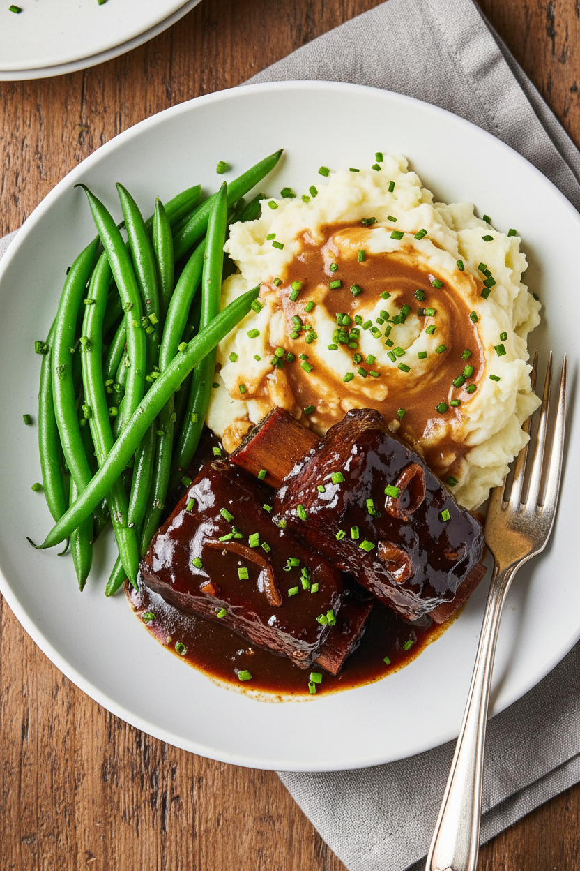 Glazed Boneless Beef Short Ribs
