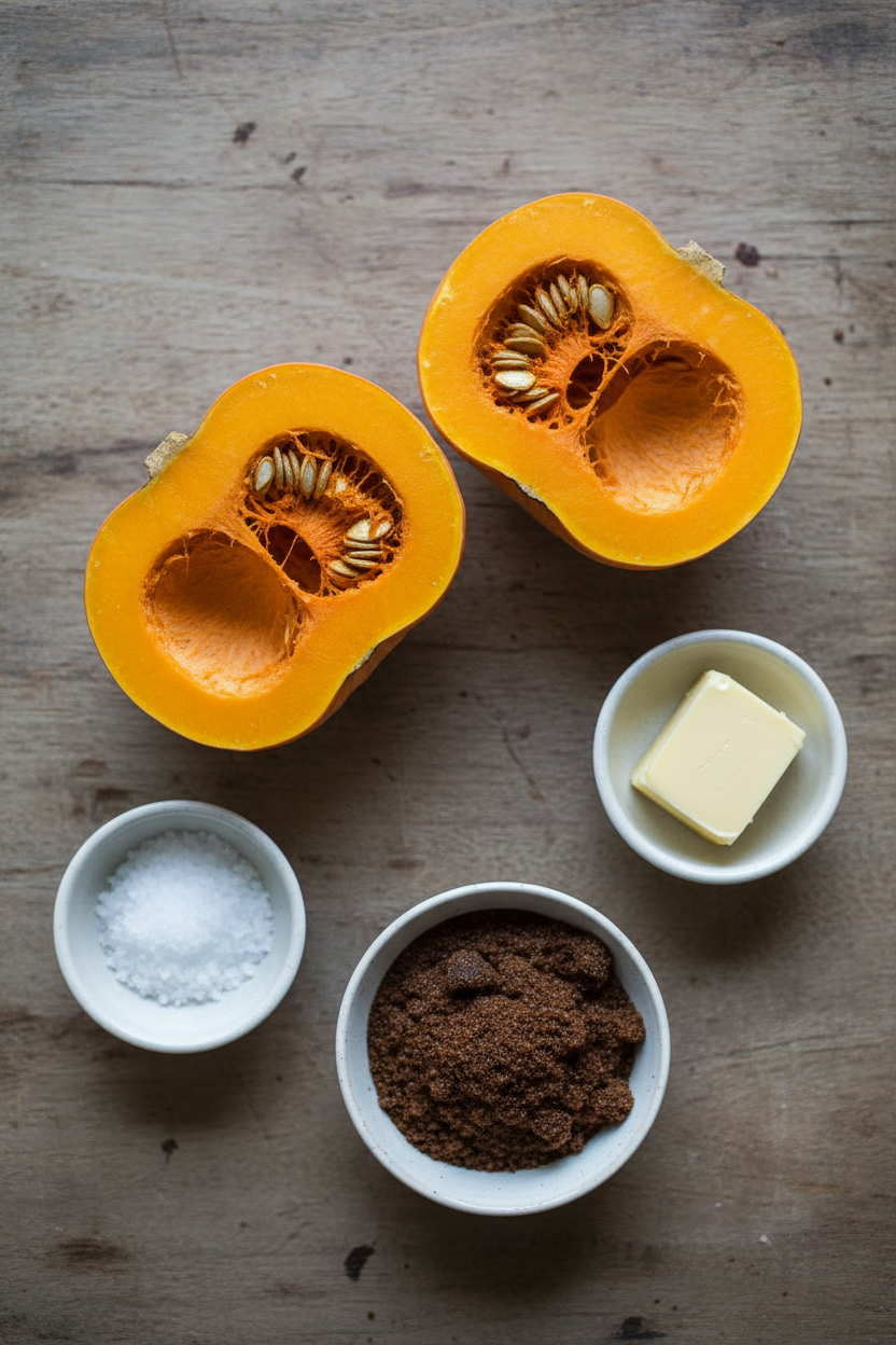 Glazed Brown Sugar Acorn Squash