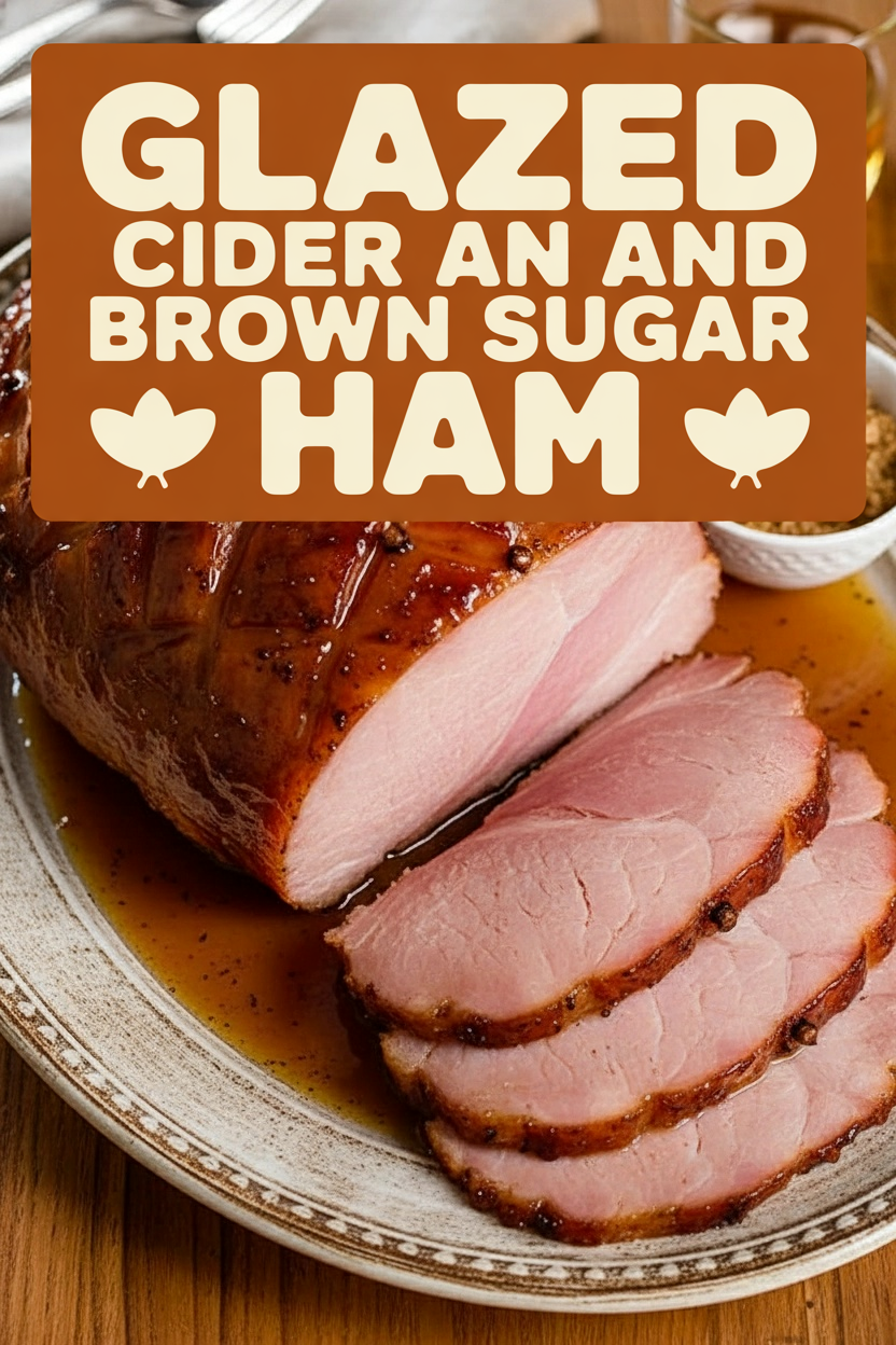 Glazed Cider and Brown Sugar Ham