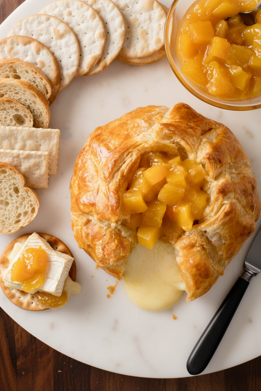 Golden Puff Pastry Brie