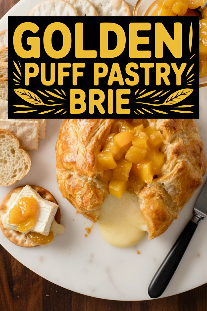 Golden Puff Pastry Brie