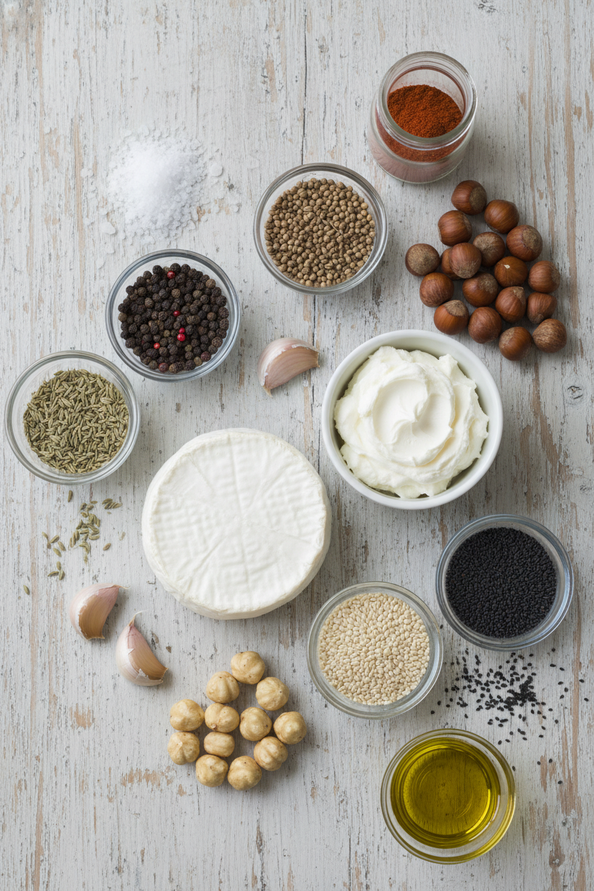 Hazelnut Dukkah Crusted Goat Cheese Log