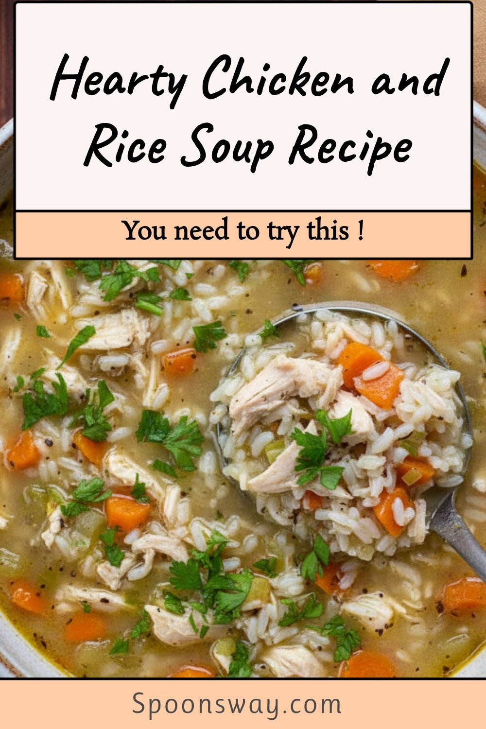 Hearty Chicken and Rice Soup Recipe