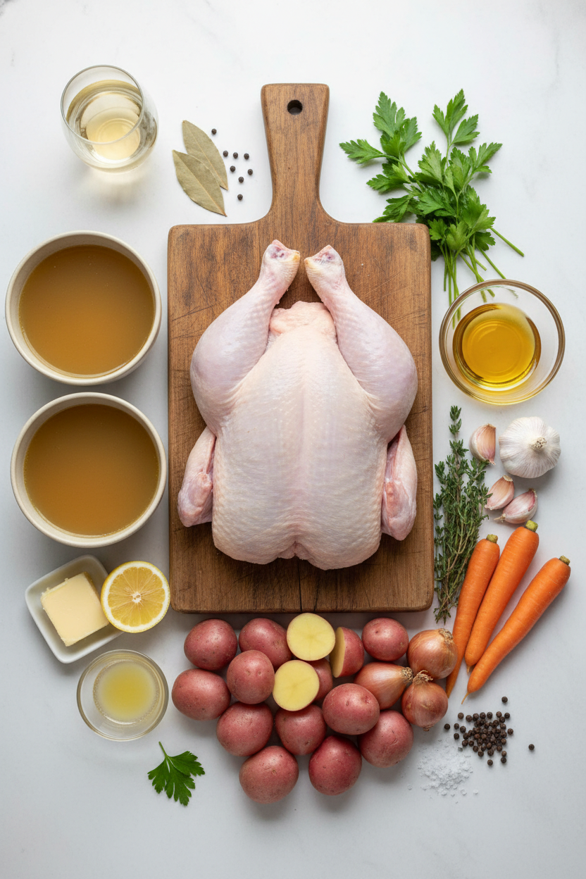 Hearty Chicken and Root Vegetable Pot Roast