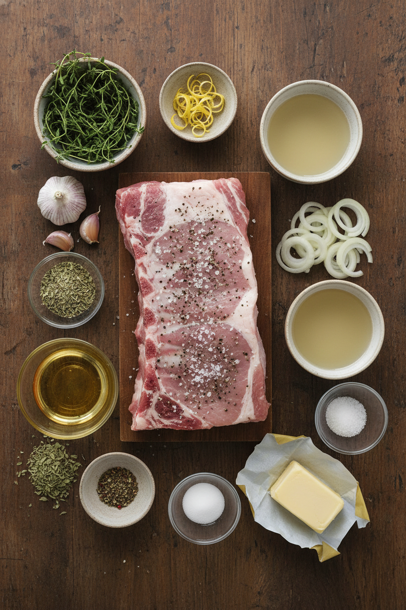 Herb Crusted Pork Crown Roast