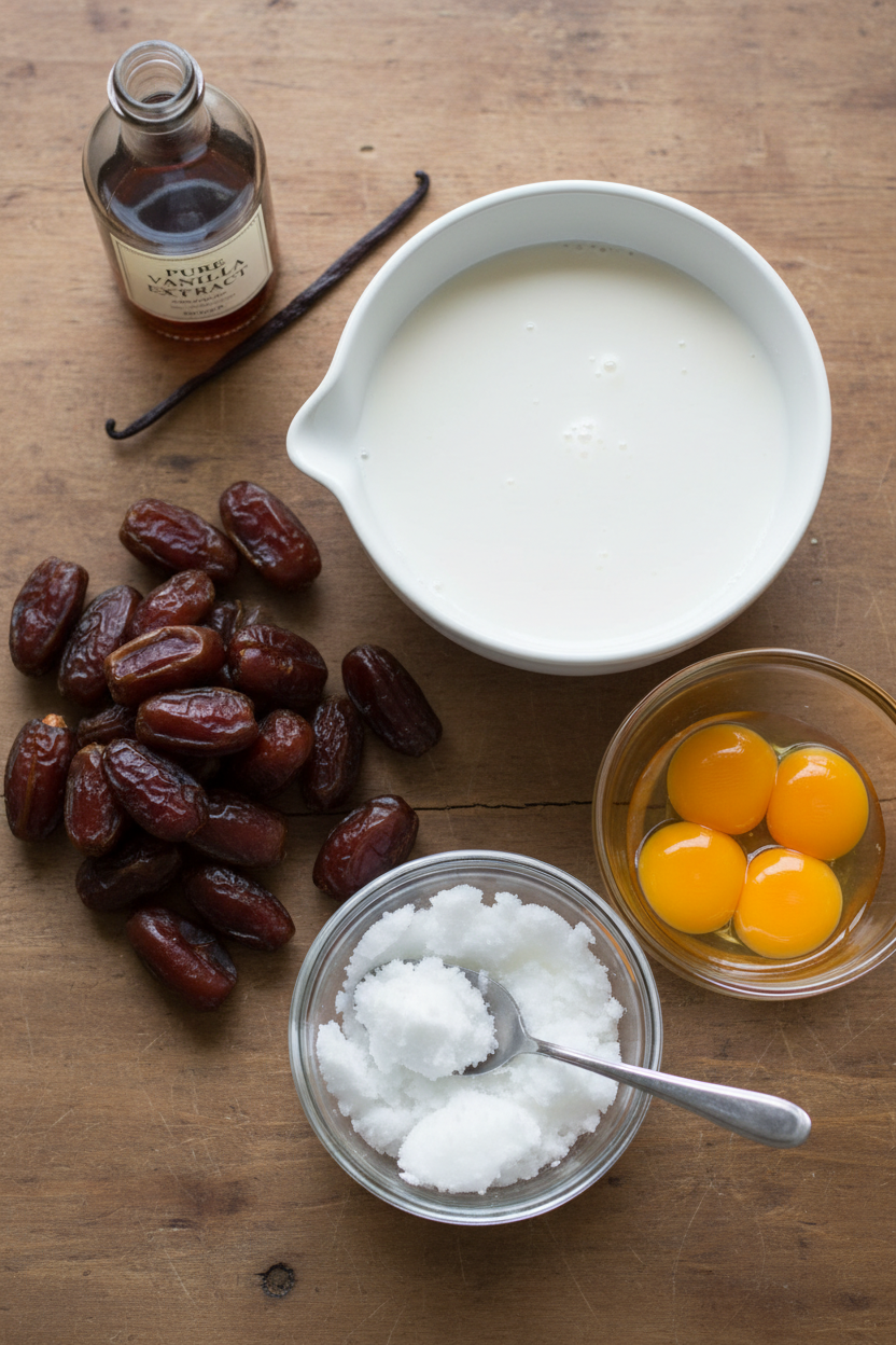 Homemade Dairy Free Date Ice Cream Recipe