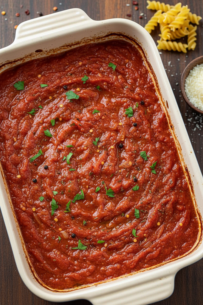 Homemade Marinara Sauce Recipe for Pasta
