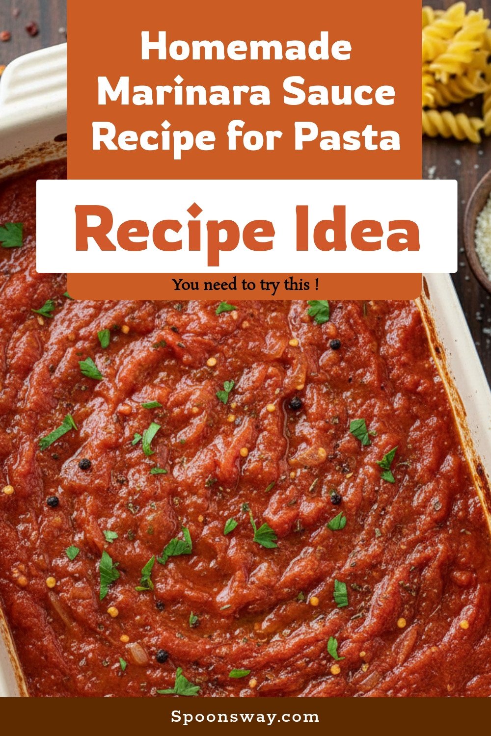 Homemade Marinara Sauce Recipe for Pasta