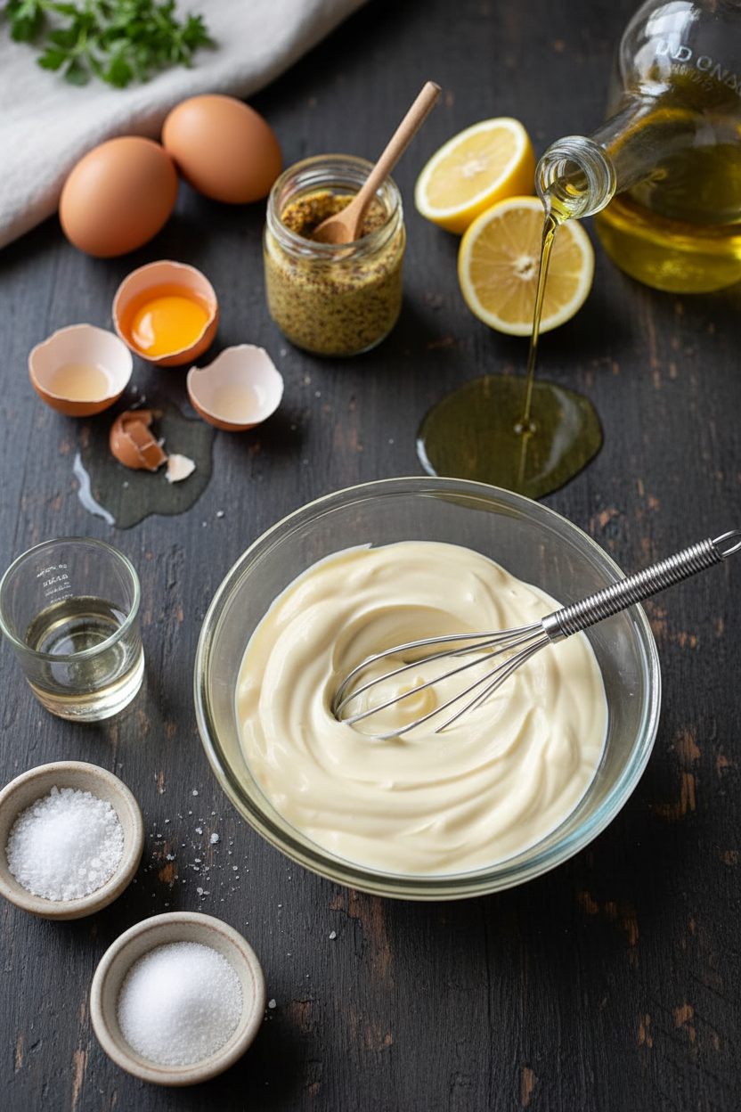 Homemade Mayonnaise Recipe Easy and Quick